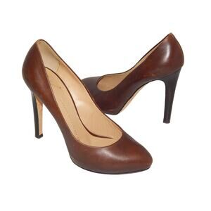 Giuseppe Zanotti Women Brown Leather Pumps Size 39.5